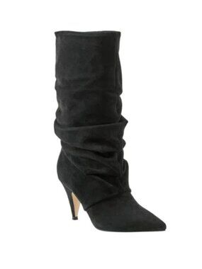 Marc Fisher Paityn Retro Slouchy Suede Mid Boots US Size 9.5